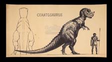 ONE MILLION YEARS B.C. (1966) - Ray Harryhausen Concept Of Ceratosaurus