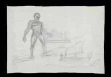 JASON and THE ARGONAUTS (1963) - Ray Harryhausen Hand-Drawn Concept of Talos