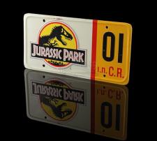 JURASSIC PARK (1993) - JP01 Ford Explorer Licence Plate