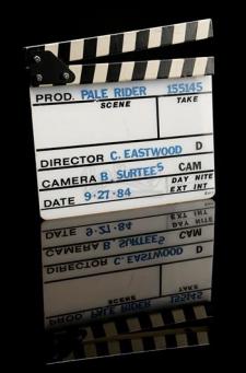 PALE RIDER (1985) - Clapperboard