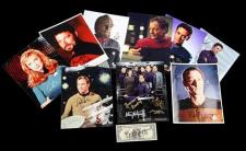 STAR TREK: THE ORIGINAL SERIES (1966-1969) - STAR TREK: ENTERPRISE (2001-2005) - Collection of Autographed Promotional Stills