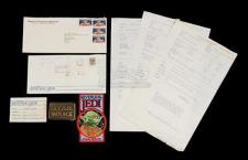 STAR WARS - EP VI - RETURN OF THE JEDI (1983) - Michael Lamont's Crew Pass, Crew Items and Paperwork