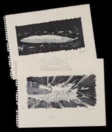 STAR WARS - EP VI - RETURN OF THE JEDI (1983) - Hand-Drawn Storyboards - SB 48 (1) + (2)