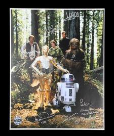 STAR WARS - EP VI - RETURN OF THE JEDI (1983) - Main Cast Autographed Photograph