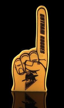 THE DARK KNIGHT RISES (2012) - Gotham Rogues Foam Finger