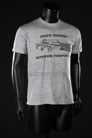 ALIENS (1986) - Frost's (Ricco Ross) Peace Through Superior Firepower T-Shirt