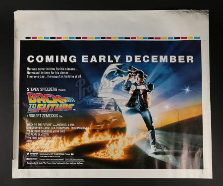 BACK TO THE FUTURE (1985) - Printer's Proof UK Quad Advance Poster