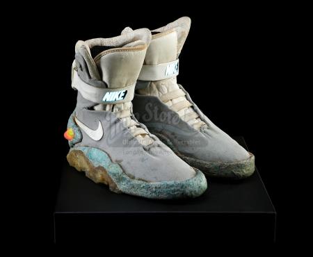 BACK TO THE FUTURE PART II (1989) - Marty McFly's (Michael J. Fox) Light-Up 2015 Nike Shoes