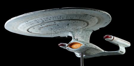 STAR TREK: THE NEXT GENERATION (1987-1994) - USS Enterprise NCC-1701-D 'Pyro' Model Miniature