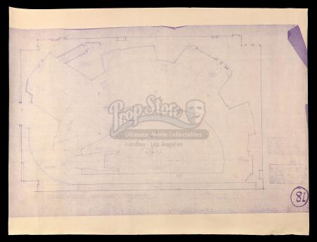 STAR WARS: A NEW HOPE (1977) - Docking Bay 94 and Partial Millennium Falcon Blueprint