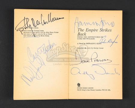 STAR WARS: THE EMPIRE STRIKES BACK (1980) - Main Cast Autographed Novelisation