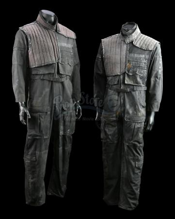 TERMINATOR 2: JUDGMENT DAY (1991) - Pair of Future War Resistance Soldier Jumpsuits