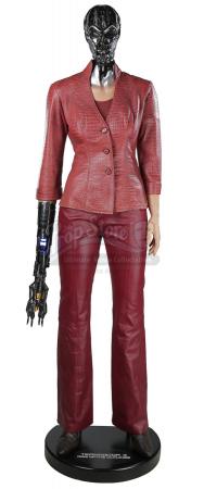 TERMINATOR 3: RISE OF THE MACHINES (2003) - T-X's (Kristanna Loken) Costume Display and SFX Arm