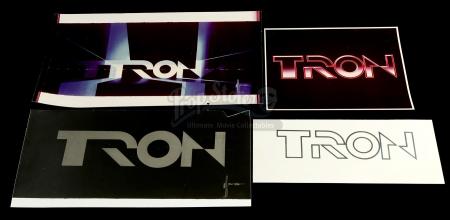 TRON (1982) - Printed Main Title Concept Art