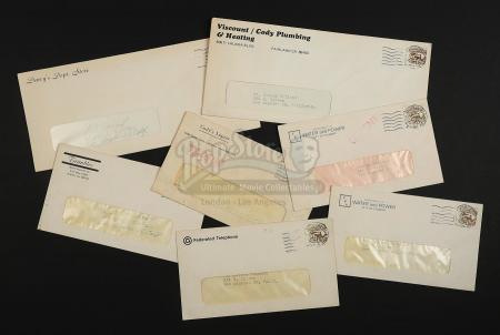 WHO FRAMED ROGER RABBIT (1988) - Set of Seven Eddie Valiant (Bob Hoskins) Letters