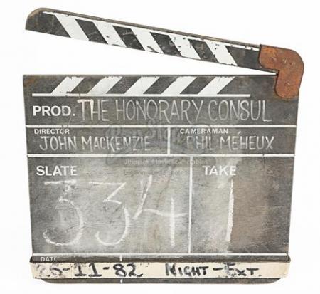 HONORARY CONSUL, THE (1982) - Production-Used Clapperboard