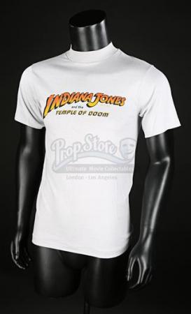 INDIANA JONES AND THE TEMPLE OF DOOM (1984) - Pale Grey Crew T-Shirt