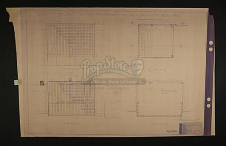 SLEEPY HOLLOW (1999) - Blueprint of Int. (Internal) New York Prison