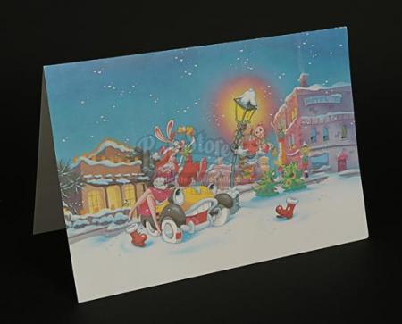 WHO FRAMED ROGER RABBIT (1988) - 1989 Amblin Entertainment Christmas Card