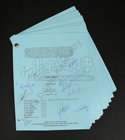 Maria Doyle Kennedy’s Cast Autographed Production Script - Episode 5.10