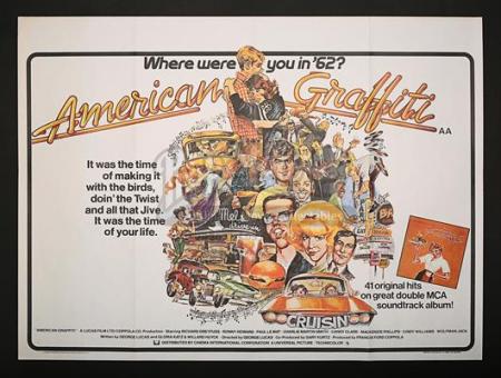 AMERICAN GRAFFITI (1973) - UK Quad Poster (1973)