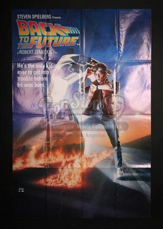 BACK TO THE FUTURE (1985) - UK Bus Stop Poster (1985)