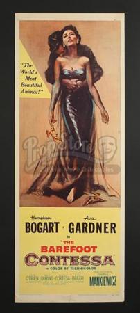 THE BAREFOOT CONTESSA (1954) - US Insert Poster (1954)