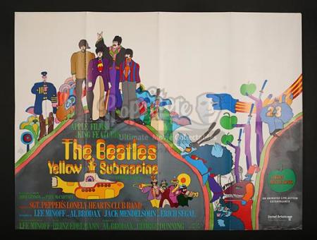 YELLOW SUBMARINE (1968) - UK Quad Poster (1968)