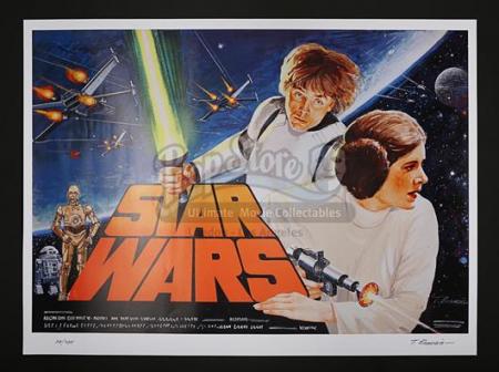 STAR WARS: A NEW HOPE (1977) - UK Prototype Artwork Poster (2017)