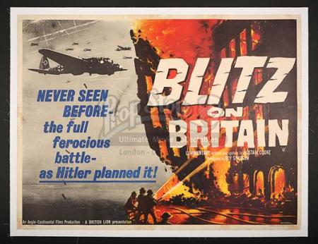 BLITZ ON BRITAIN (1960) - UK Quad Poster (1960)