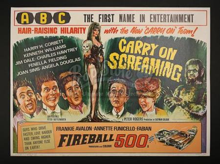 CARRY ON SCREAMING! (1966) - UK Quad Poster (1966)