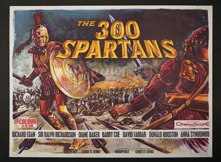 THE 300 SPARTANS (1962) - UK Quad Poster (1962)