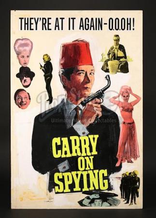 CARRY ON SPYING (1964) - UK 1-Sheet Poster Artwork (1964)