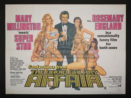 CONFESSIONS FROM THE DAVID GALAXY AFFAIR (1979) - UK Quad Poster (1979)