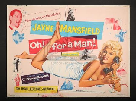 OH! FOR A MAN! (AKA. "WILL SUCCESS SPOIL ROCK HUNTER?") (1957) - UK Quad Poster (1957)