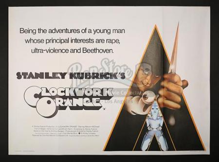 A CLOCKWORK ORANGE (1971) - UK Quad Poster (1971)