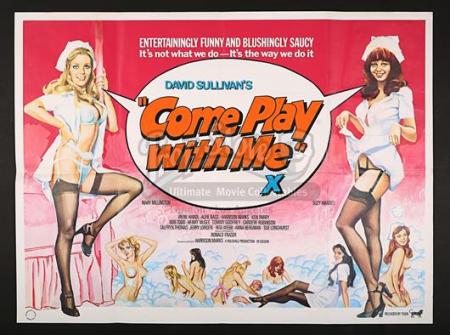 COME PLAY WITH ME (1977) - UK Quad Poster (1977)