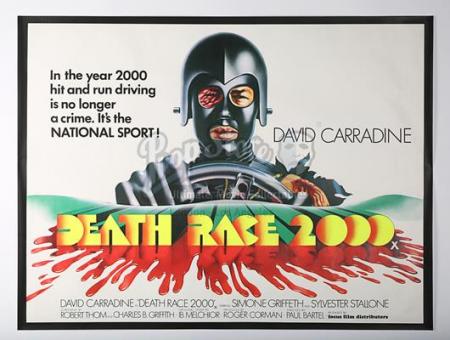 DEATH RACE 2000 (1975) - UK Quad Poster (1975)