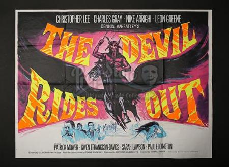 THE DEVIL RIDES OUT (1968) - UK Quad Poster (1968)