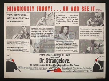 DR. STRANGELOVE (1964) - UK Quad Poster (1964)