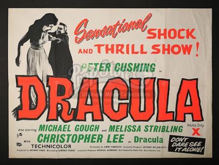 DRACULA (1958) - UK Quad Poster (1964)