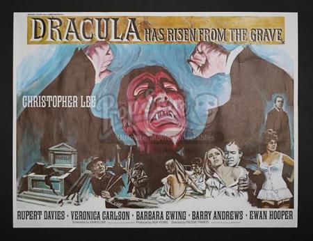 DRACULA HAS RISEN FROM THE GRAVE (1968) - UK Quad Poster (1968)