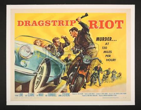 DRAGSTRIP RIOT (1958) - US 1/2-Sheet Poster (1958)