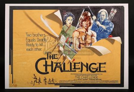 THE CHALLENGE (1982) - UK Quad Poster Artwork (1982)