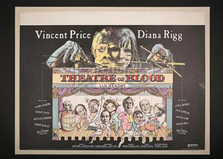 THEATRE OF BLOOD (1973) - UK Quad Poster (1973)