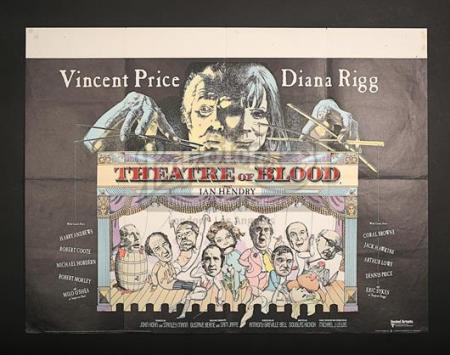 THEATRE OF BLOOD (1973) - UK Quad Poster (1973)