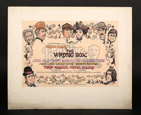 THE WRONG BOX (1966) - UK Quad Poster Artwork (1966)