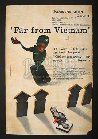 FAR FROM VIETNAM (1967) - UK Paris Pullman Poster (1967)