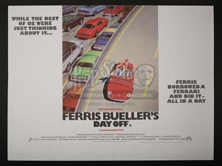 FERRIS BUELLER'S DAY OFF (1986) - UK Quad Poster (1986)