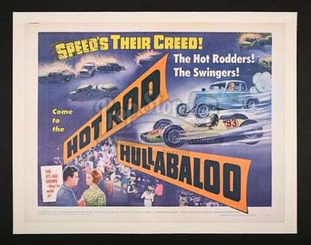 HOT ROD HULLABALOO (1966) - US 1/2-Sheet Poster (1966)